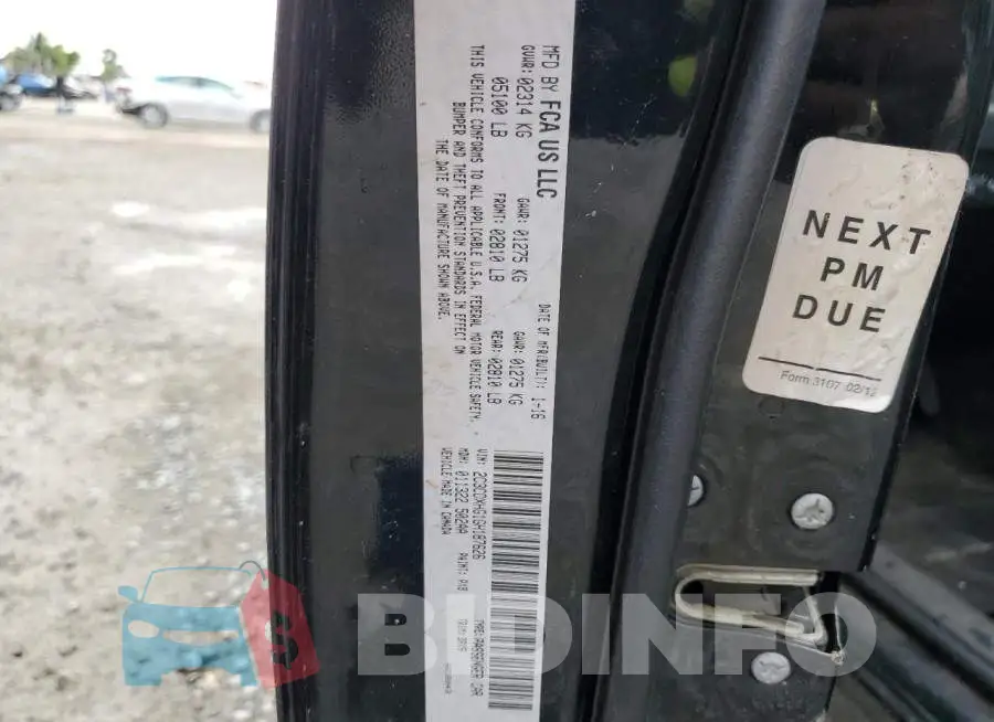 2C3CDXHG1GH187626 Photo# 12