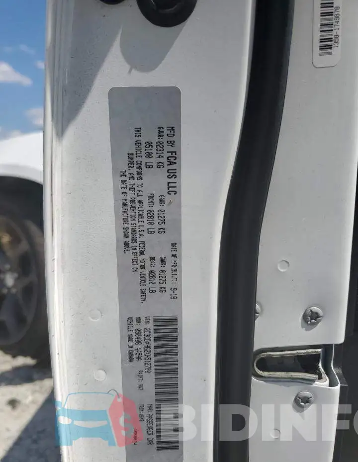 2C3CDXHG2KH512700 Photo# 12