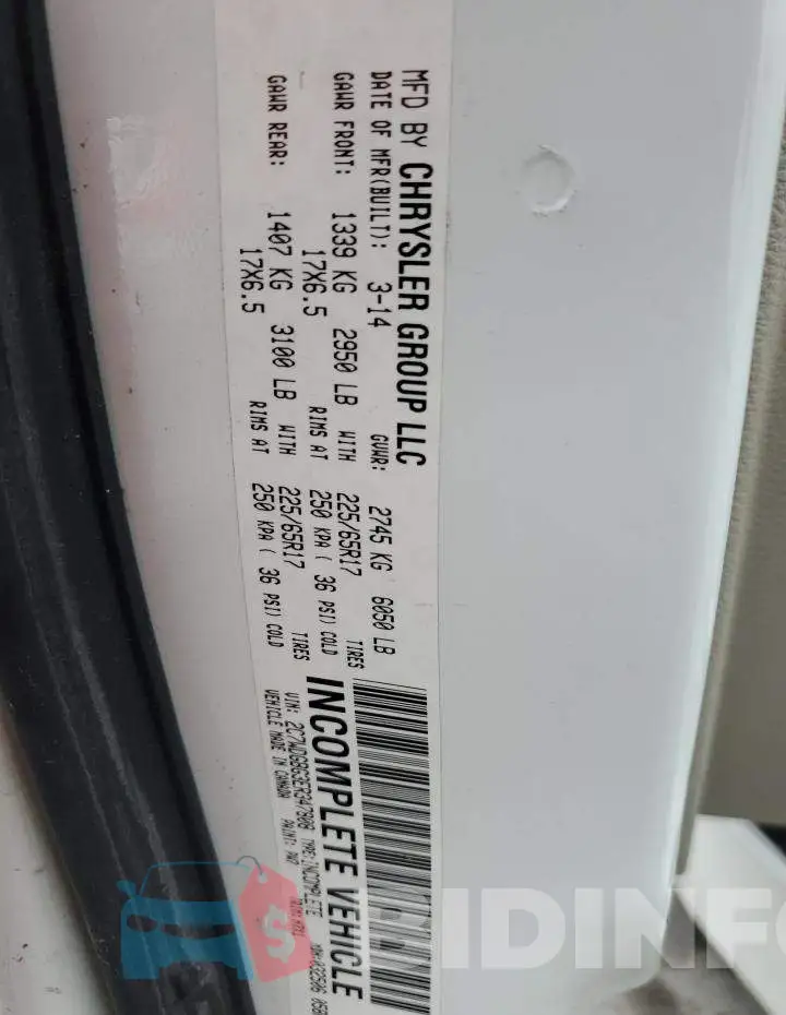 2C7WDGBG3ER347808 Photo# 13