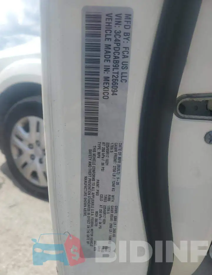 3C4PDCAB9LT266094 Photo# 13