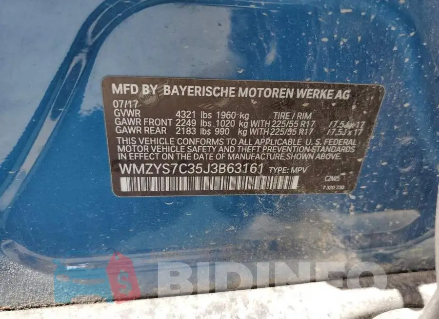 WMZYS7C35J3B63161 Photo# 13