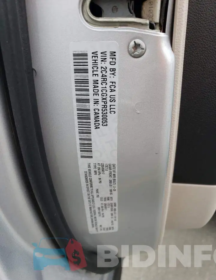 2C4RC1CGXPR530053 Photo# 13
