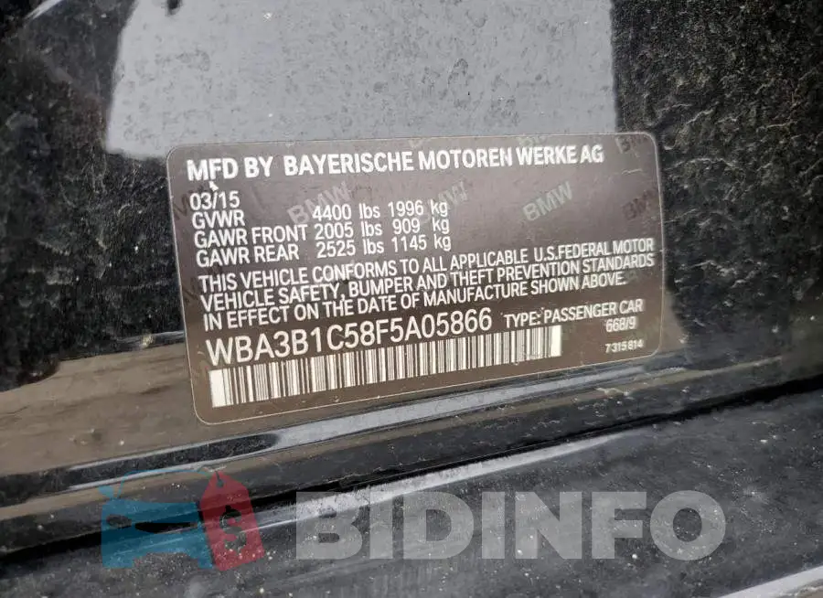 WBA3B1C58F5A05866 Photo# 12