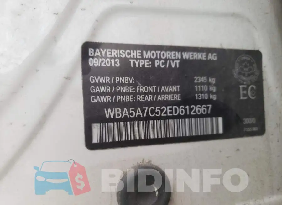 WBA5A7C52ED612667 Photo# 12