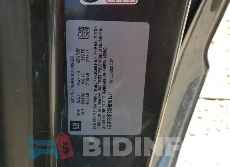 1G1FB3DSXH0161221 Photo# 12