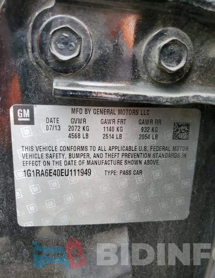 1G1RA6E40EU111949 Photo# 13