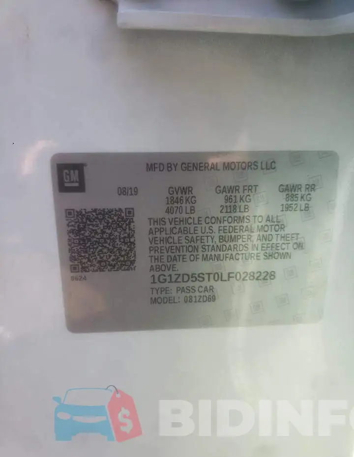 1G1ZD5ST0LF028228 Photo# 13