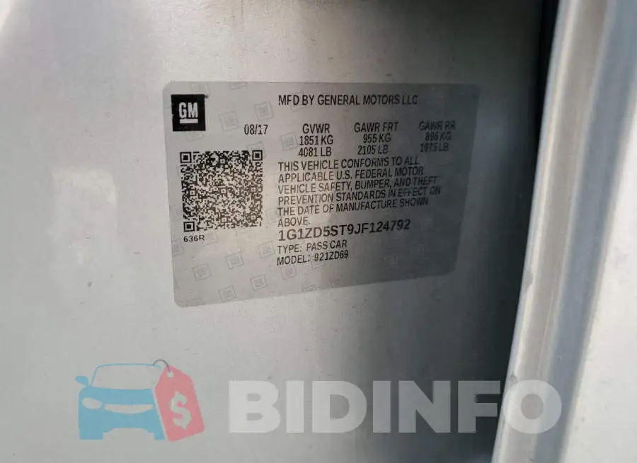 1G1ZD5ST9JF124792 Photo# 12