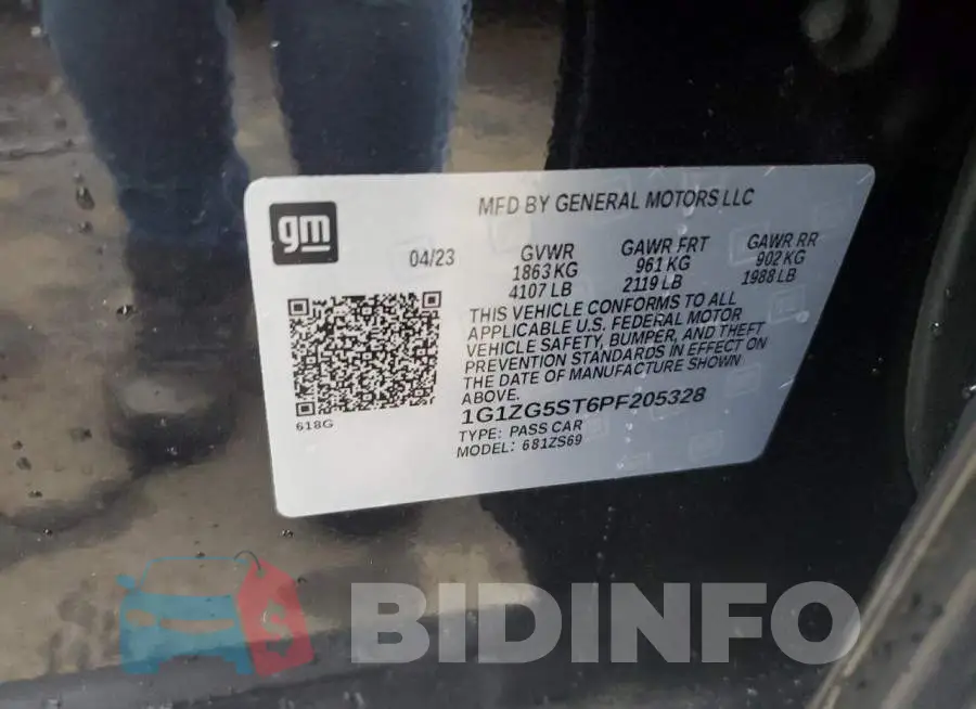 1G1ZG5ST6PF205328 Photo# 12