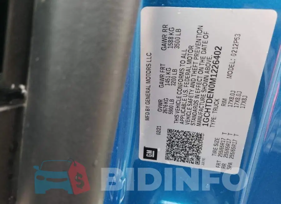 1GCHTDEN0M1226402 Photo# 12
