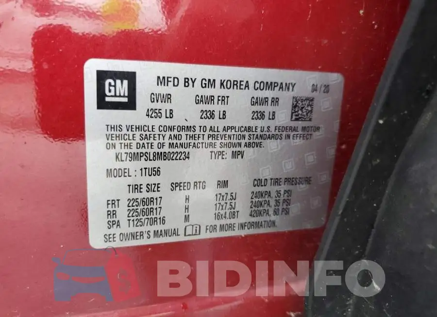 KL79MPSL8MB022234 Photo# 12