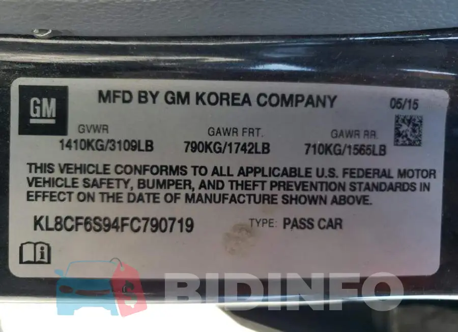 KL8CF6S94FC790719 Photo# 12