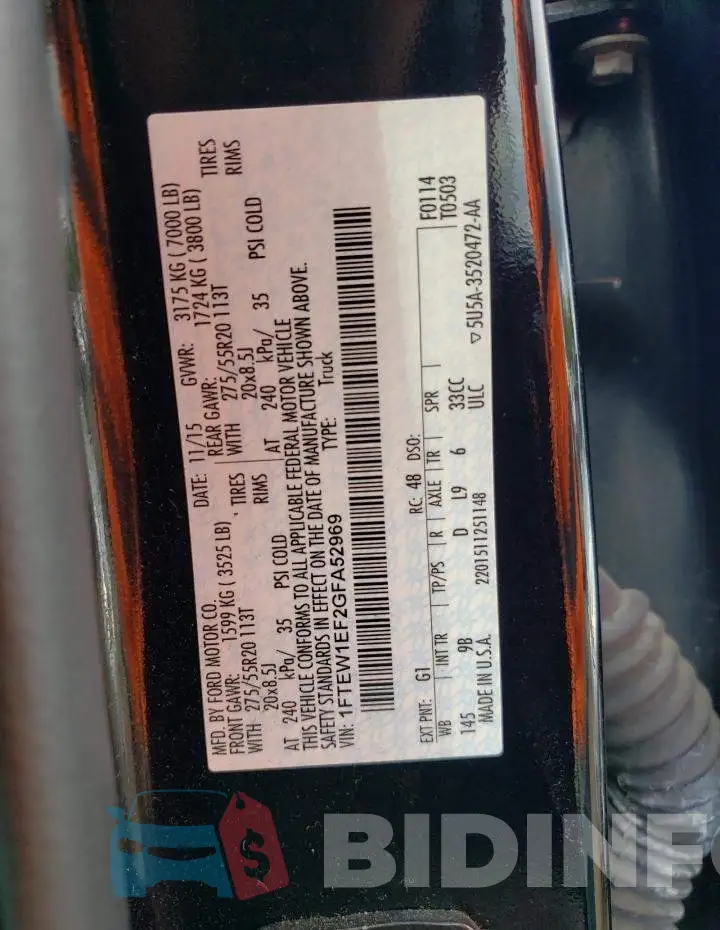 1FTEW1EF2GFA52969 Photo# 13