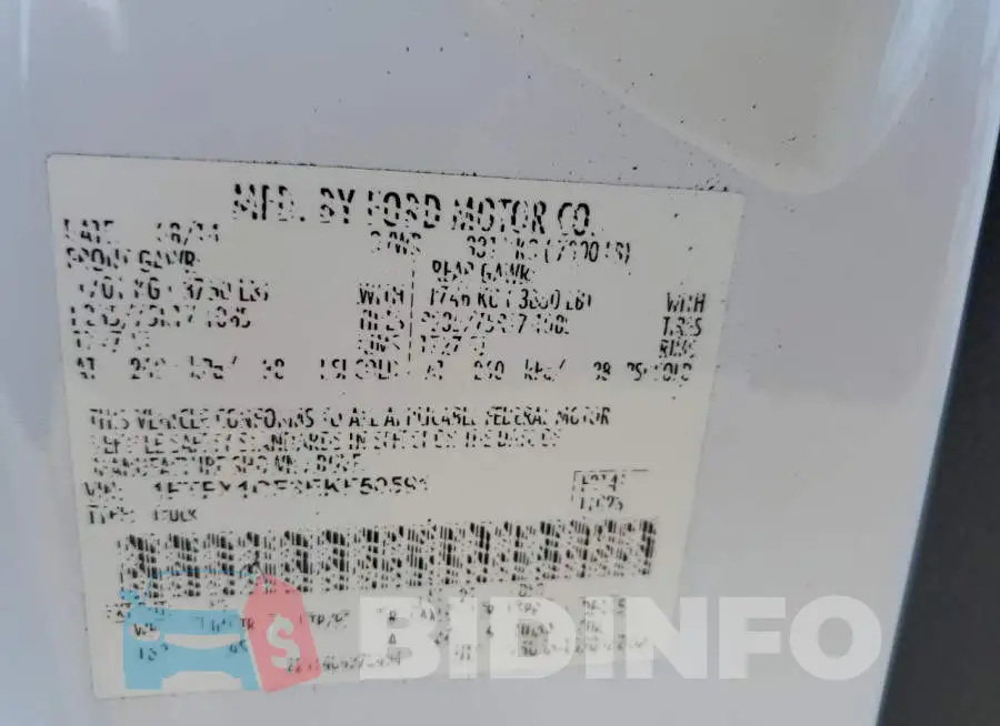 1FTFX1CF3EKF50591 Photo# 12