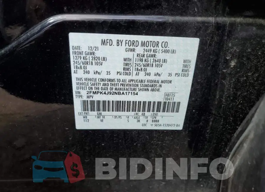 2FMPK4J92NBA17154 Photo# 13