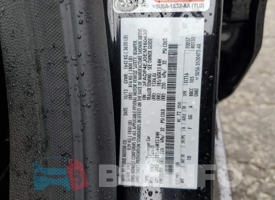 3FADP4EJ0EM160430 Photo# 12