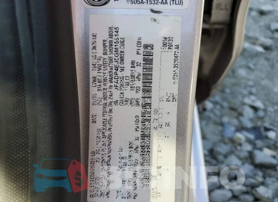 3FADP4EJ5GM155145 Photo# 12
