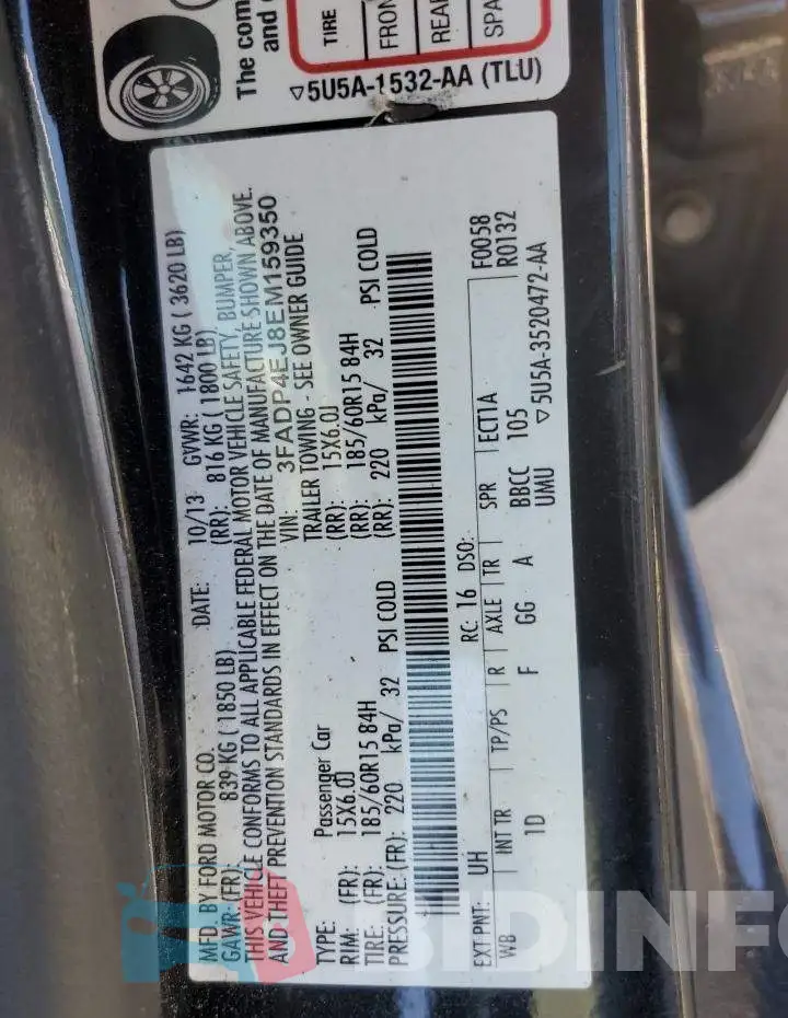 3FADP4EJ8EM159350 Photo# 12