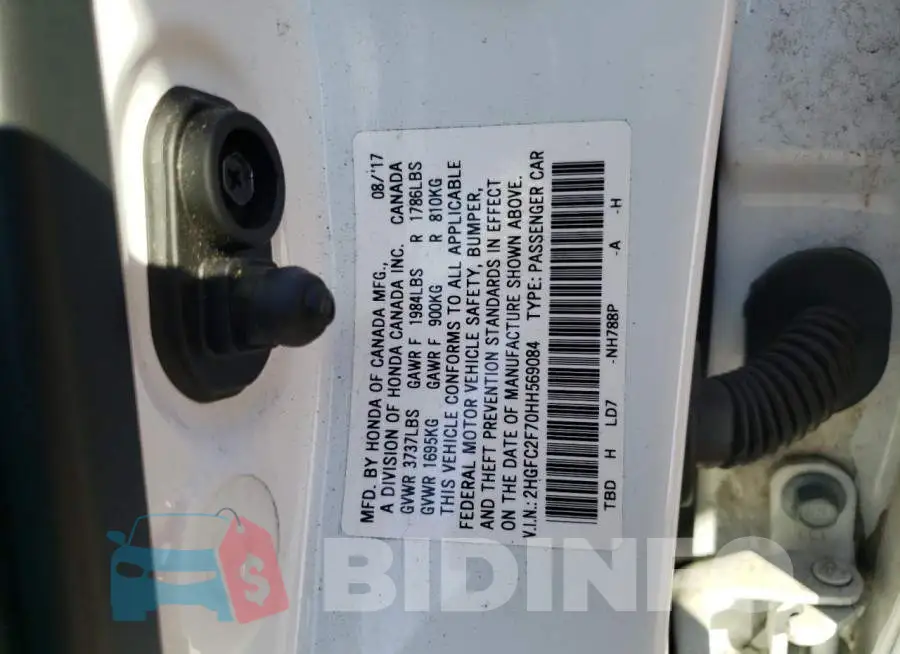 2HGFC2F70HH569084 Photo# 12