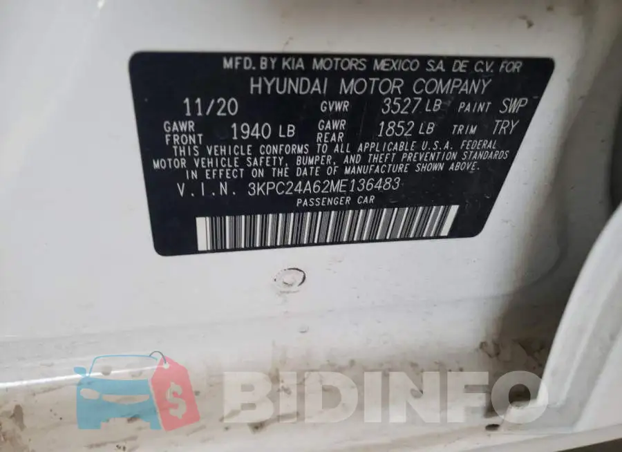 3KPC24A62ME136483 Photo# 12