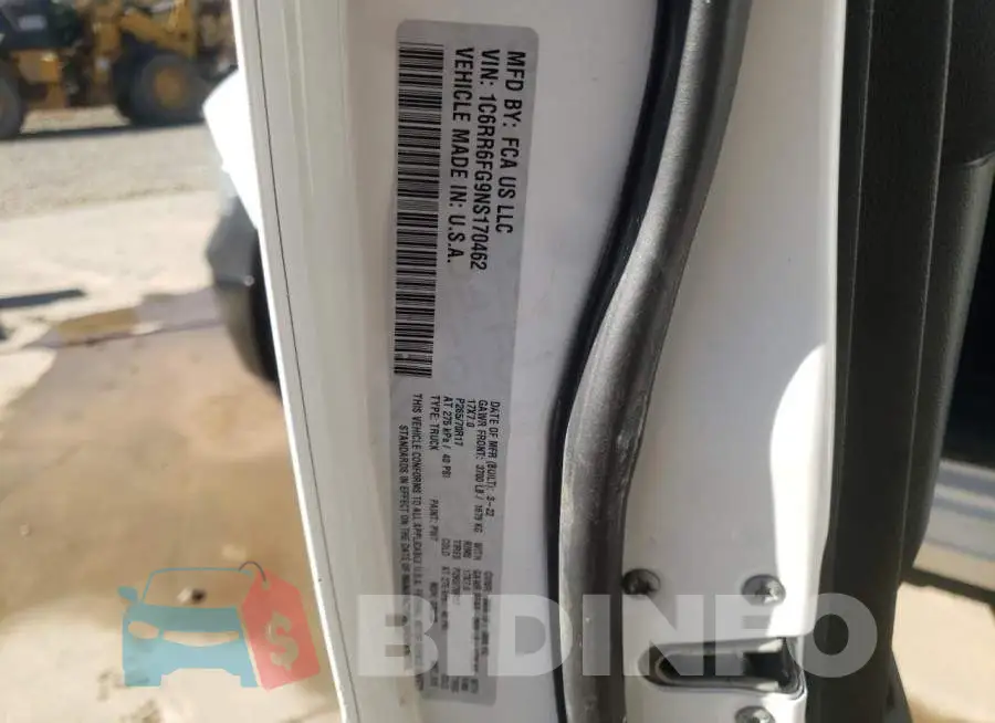 1C6RR6FG9NS170462 Photo# 13
