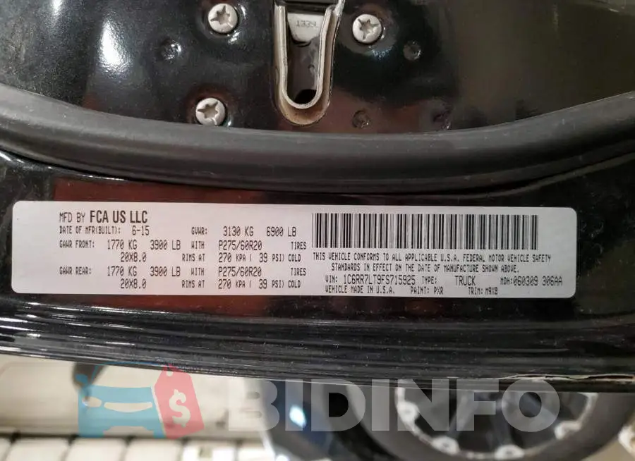 1C6RR7LT9FS715925 Photo# 13