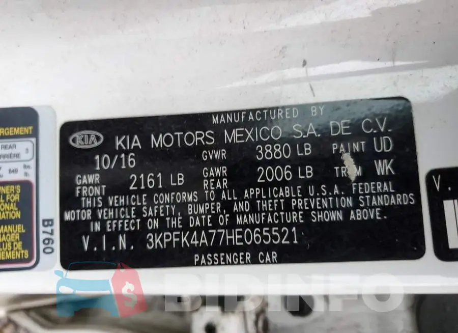 3KPFK4A77HE065521 Photo# 12