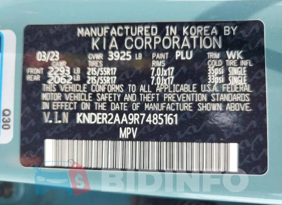 KNDER2AA9R7485161 Photo# 13