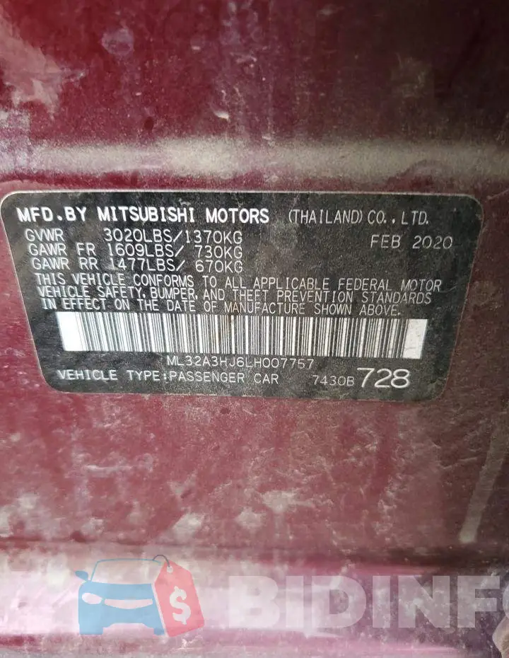 ML32A3HJ6LH007757 Photo# 13