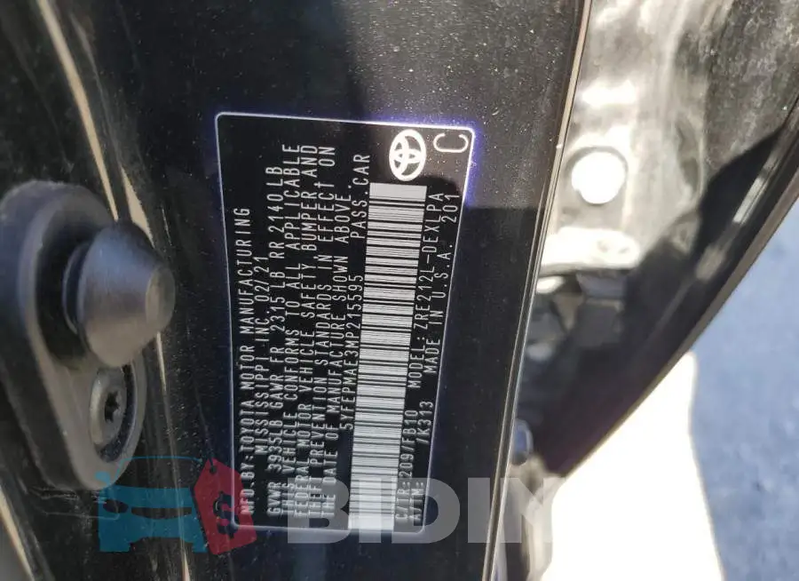5YFEPMAE3MP215595 Photo# 12
