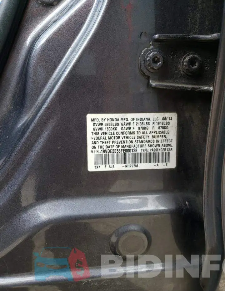 19VDE2E58FE000128 Photo# 12
