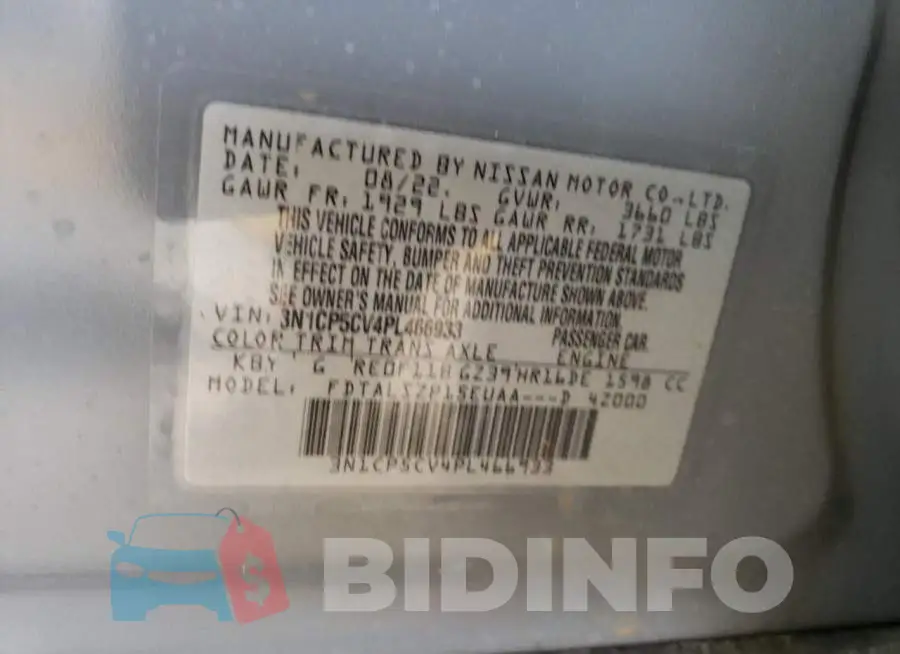 3N1CP5CV4PL466933 Photo# 12