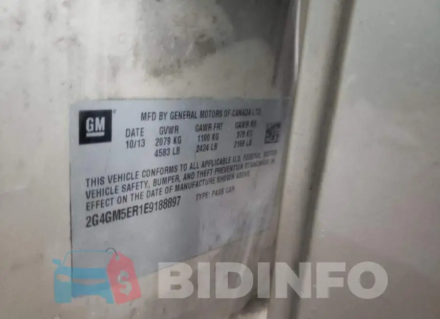2G4GM5ER1E9188897 Photo# 12