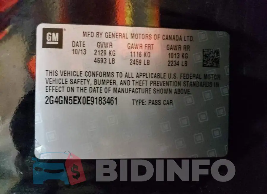 2G4GN5EX0E9183461 Photo# 12