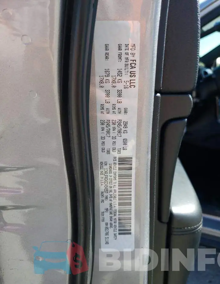 1C4RJFAGXGC454557 Photo# 13