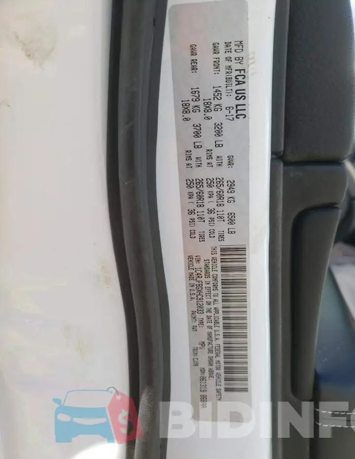 1C4RJFBGXHC912033 Photo# 14