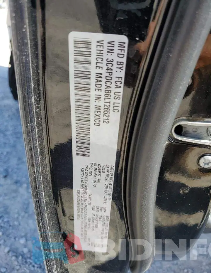 3C4PDCAB6LT265212 Photo# 13