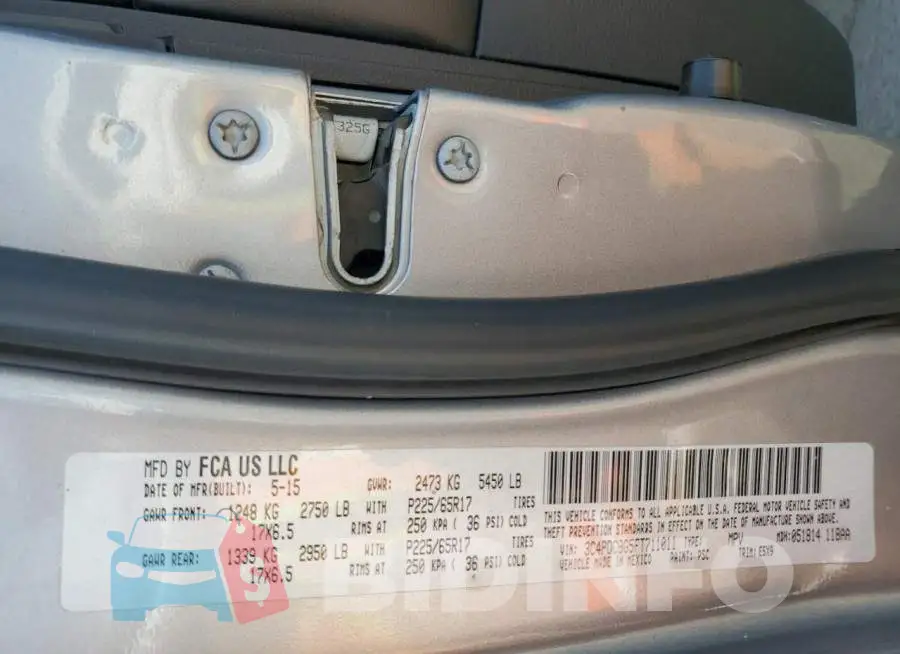 3C4PDCBG5FT711011 Photo# 13