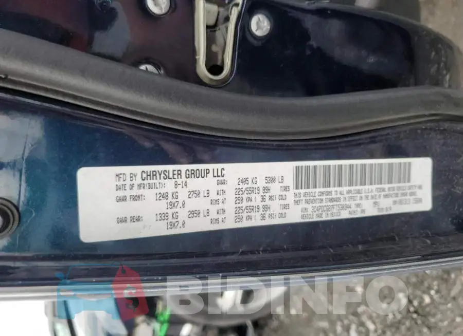 3C4PDCGB7FT530344 Photo# 13