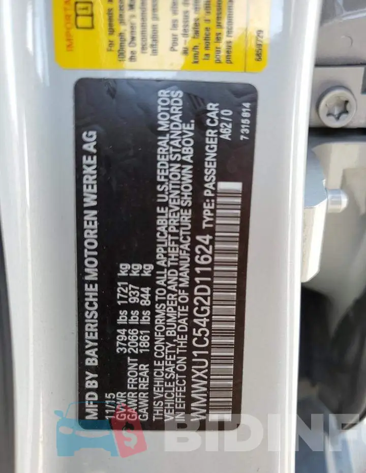 WMWXU1C54G2D11624 Photo# 12