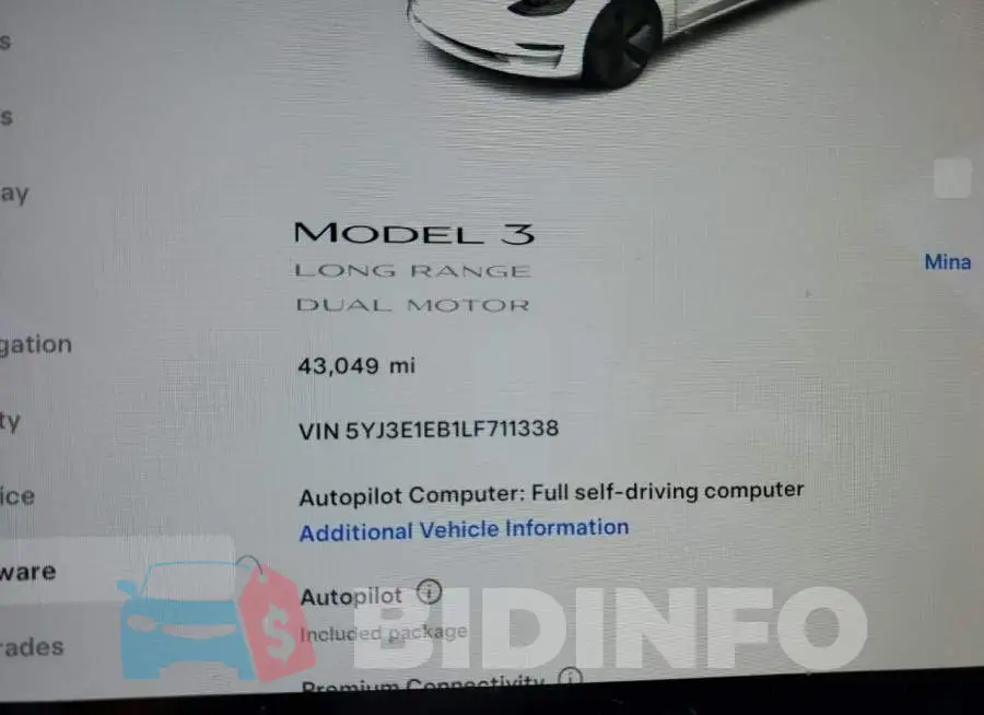 5YJ3E1EB1LF711338 Photo# 9