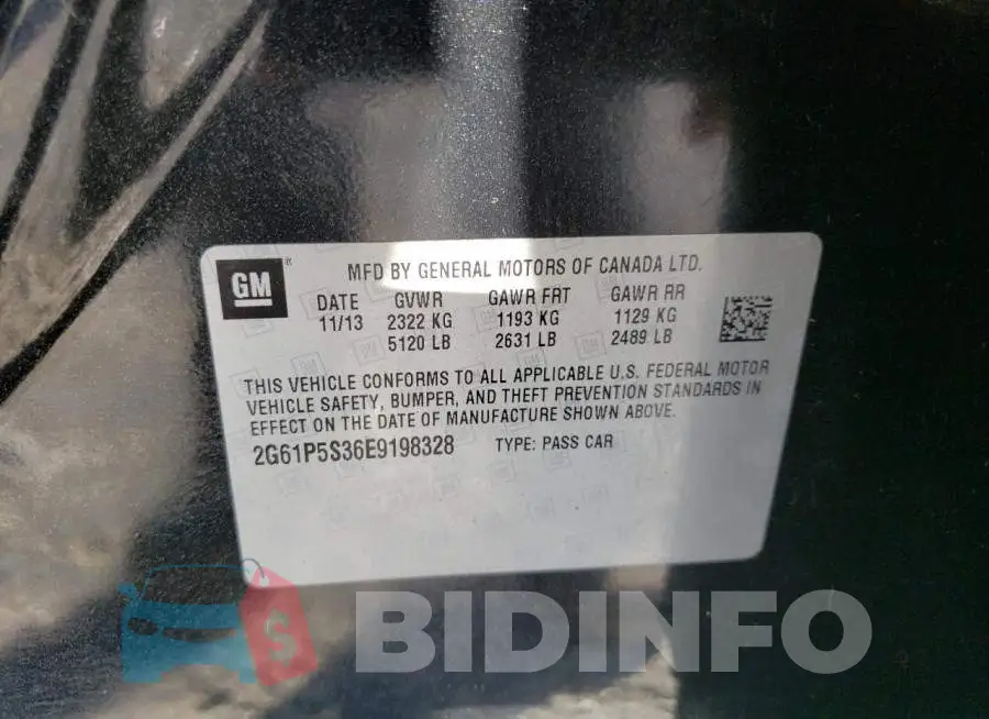 2G61P5S36E9198328 Photo# 12