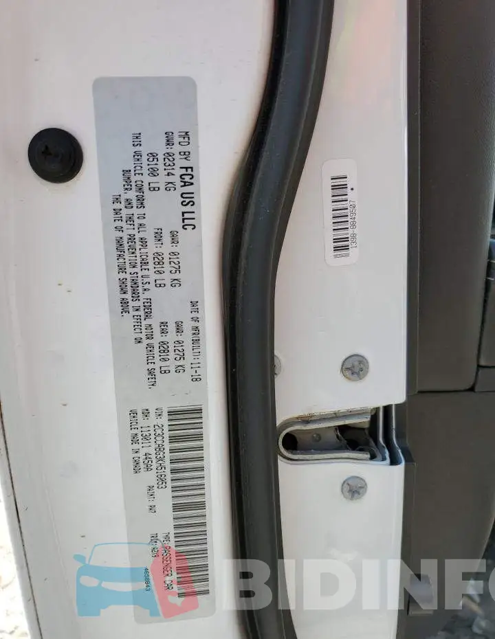 2C3CCABG3KH516053 Photo# 12