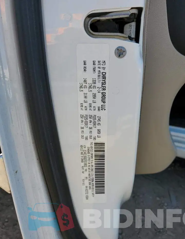 2C4RC1BG6ER318832 Photo# 13