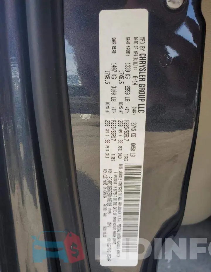 2C4RC1BG7ER446318 Photo# 13