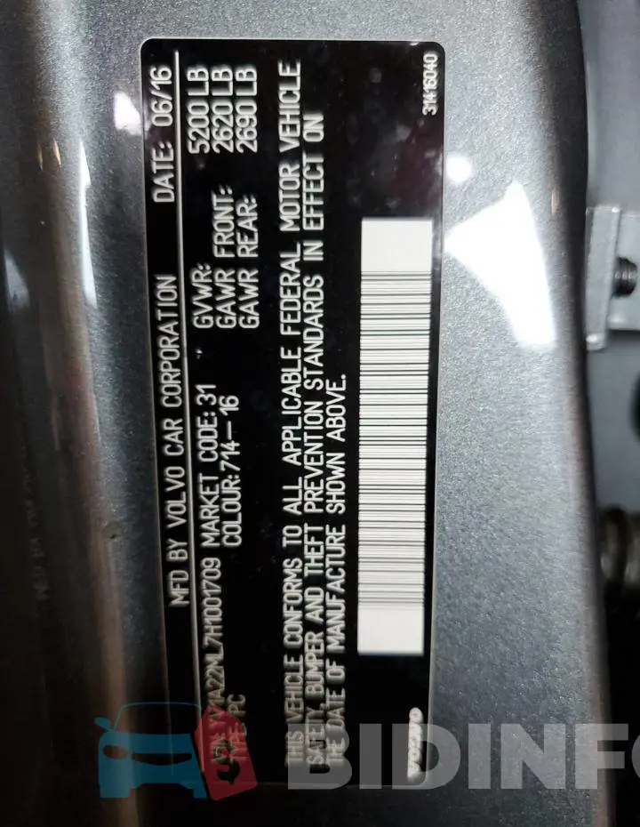 YV1A22ML7H1001709 Photo# 12