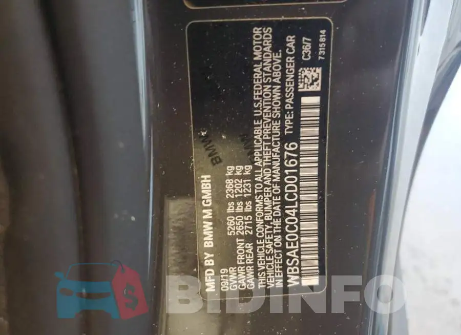 WBSAE0C04LCD01676 Photo# 13