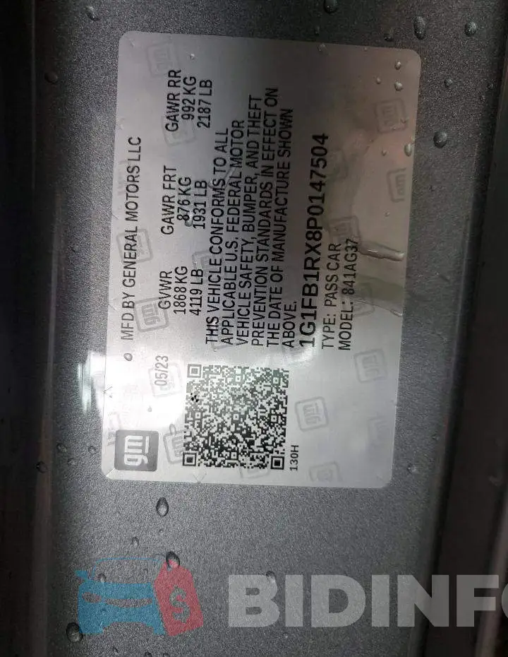 1G1FB1RX8P0147504 Photo# 12