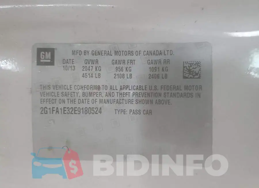 2G1FA1E32E9180524 Photo# 12