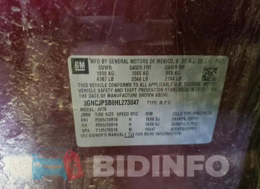 3GNCJPSB8HL273047 Photo# 13